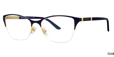 mens versace prescription frames|Versace semi rimless glasses.